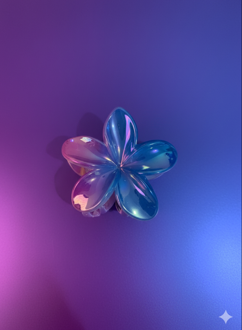 Pinza Flor Hawaiana Tornasol